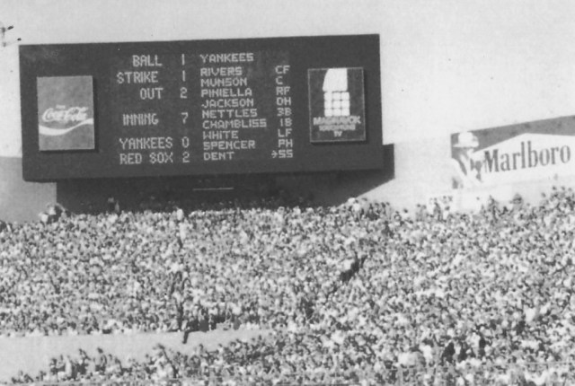 Images of Fenway Dent Scoreboard